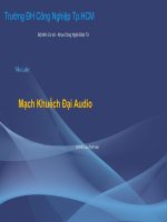 Mạch khuếch đại audio