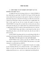 Luận văn tốt nghiệp lập kế hoạch chi phí sản xuất và tính giá thành sản phẩm công đoạn ga giáp bát