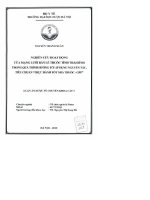 Nghiên cứu hoạt động của mạng lưới bán lẻ thuốc tỉnh thái bình trong quá trình hướng tới áp dụng nguyên tắc tiêu chuẩn thực hành tốt nhà thuốc GPP