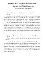 HỆ THỐNG câu hỏi và trả lời TÌNH HUỐNG hội THẢO Thông Tư 302014