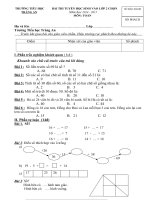 ĐỀ THI TUYỂN học SINH vào lớp 2 CHỌN năm học 2014   2015 môn TOÁN 