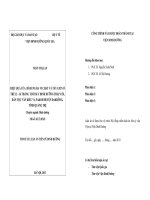 Hiệu quả của bổ sung đa vi chất dinh dưỡng và tẩy giun ở trẻ em 12 36 tháng tuổi suy dinh dưỡng thấp còi, người dân tộc vân kiều và pakoh huyện đakrông, tỉnh quảng trị (TT) 