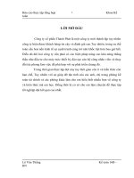 Báo cáo thực tập tổng hợp của công ty cổ phần Thành Phát