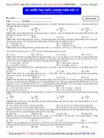 Đề kiểm tra về dao động điều hòa (4)