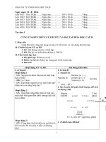 GIÁO án tự CHỌN hóa học 10CB, 2014 