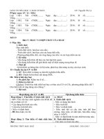 GIÁO án hóa học 11 BAN cơ bản, 2014 