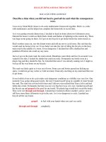 BÀI LUẬN TIẾNG ANH HAY describe a time when you did not heed a good advice and what the consequences were 