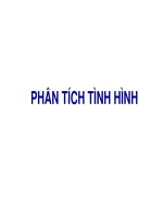 PHÂN TÍCH TÌNH HÌNH, THS PHÙNG THANH HÙNG 