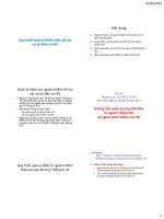 QUY TRÌNH QUẢN lý BỆNH NHÂN tại các cơ sở điều TRỊ HIV 