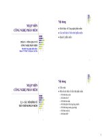 Các mô hình về tiến trình phần mềm