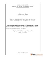 tóm tắt luận văn thạcđánh giá hiệu quả chuyển đổi lưới điện trung áp về cấp điện áp 22 kv và giải pháp thực hiện trong thời gian đến 2020, áp dụng kết quả nghiên cứu để tính toán 