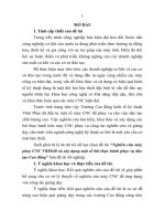 tóm tắt luận văn thạc sĩ kỹ thuật   nghiên cứu máy phay CNC VBZ640 và xây dựng một số bài thực hành phục vụ đào tạo cao đẳng 