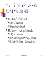 BÀI GIẢNG KINH TẾ VI MÔ CHƯƠNG 4
