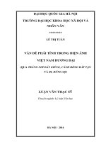 Vấn đề phái tính trong điện ảnh việt nam đương đại (qua trăng nơi đáy giếng, cánh đồng bất tận và bi, đừng sợ)