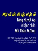 Một số vấn đề cập nhật về Tăng Huyết Áp ở bệnh nhân Đái Tháo Đường