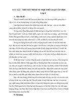 SKKN dạy bài  THUYẾT MINH về mội THỂ LOẠI văn học 