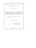 Đánh giá chất lượng của một số chế phẩm vitamin và nghiên cứu bào chế nâng cao độ ổn định của viên chứa 3 vitamin b1, b6, b12