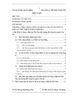 Công tác quản lý dự án tại công ty điện lực Phú Thọ