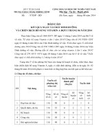 BÁO cáo UỐNG VITAMIN a đợt i NGÀY 1 6  2014