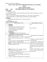 Giáo án dạy học theo phương pháp bàn tay nặn bột 