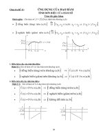 11 ứng dụng của đạo hàm