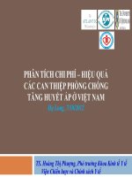 PHÂN TÍCH CHI PHÍ – HIỆU QUẢ CÁC CAN THIỆP PHÒNG CHỐNG TĂNG HUYẾT ÁP Ở VIỆT NAM