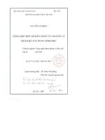 Tổng hợp một số dẫn chất của isatin và thăm dò tác dụng sinh học