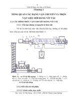 tóm tắt luận văn thạc sĩ kỹ thuật   TỔNG QUAN các DẠNG vận CHUYỂN và TRỘN vật LIỆU dời BẰNG vít tải 