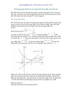 Phương pháp đồ thị và sử dụng tính đơn điệu của hàm số 