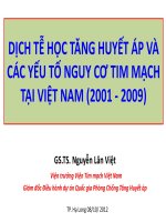 DỊCH TỄ HỌC TĂNG HUYẾT ÁP VÀ CÁC YẾU TỐ NGUY CƠ TIM MẠCH TẠI VIỆT NAM (2001 - 2009)