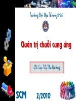 Quản trị phát triển trong chuỗi cung ứng