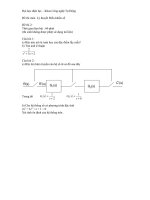 Đề thi môn lý thuyết điều khiển số