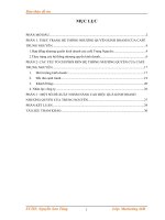 Hệ thống nhượng quyền kinh doanh của công ty cà phê trung nguyên trên thị trường việt nam thực trạng và hướng cải tiến
