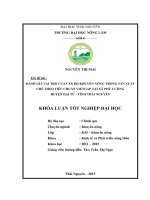 Đánh giá thực trạng nghèo theo hướng tiếp cận nghèo đa chiều và giải pháp giảm nghèo tại xã mai trung, huyện hiệp hòa, tỉnh bắc giang  