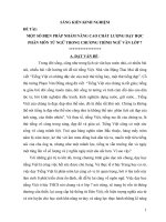 SKKN một số BIỆN PHÁP NHẰM NÂNG CAO CHẤT LƯỢNG dạy học PHÂN môn từ NGỮ TRONG CHƯƠNG TRÌNH NGỮ văn lớp 7 