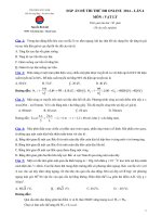 Thi thử online môn vật lý lần 4