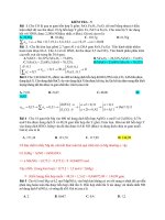 Một số bài tập khó về kim loại