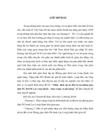 Thẩm  định dự án đầu tư tại phòng giao dịch PG BANK Lạc Long Quân – thực trạng và giải pháp