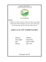 Nghiên cứu thực trạng và đề xuất một số giải pháp nhằm phát triển mô hình xây dựng nông thôn mới tại xã hòa mạc   huyện văn bàn   tỉnh lào cai