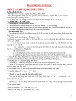 BÀI TẬP CÓ ĐÁP ÁN DAO ĐỘNG CƠ HỌC