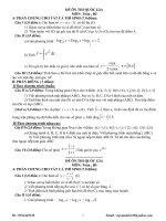 Đề ôn thi quốc gia 2016