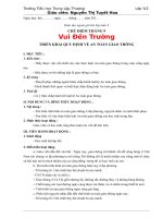 GIÁO án lớp 3 học kỳ i môn GIÁO dục NGOÀI GIỜ lên lớp 