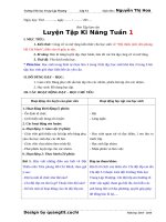 giáo án lớp 3 cả năm môn rèn tập làm văn theo VNEN