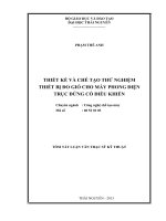 tóm tắt luận văn thạc schế tạo được thiết bị đo tốc độ gió và phương gió dùng cho máy phong điện trục đứng có điều khiển góc cánh mà các thiết bị đo gió hiện có trên thị trường c 