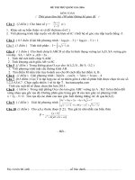 ĐỀ THI THỬ QUỐC GIA 2016 CÓ GIẢI CHI TIẾT