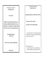 Nghiên cứu bán tổng hợp chất trung gian trong quy trình tổng hợp thuốc ung thư vinblastin từ catharathin và vindolin chiết tách từ cây dừa cạn (catharanthur roseus)