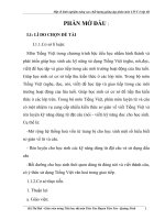 SKKN một số kinh nghiệm nâng cao chất lượng giảng dạy phân môn tập làm văn 