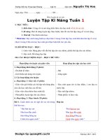 giáo án lớp 3 cả năm môn rèn luyện từ và câu theo VNEN