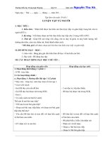 GIÁO án lớp 5 học kỳ II môn tập làm văn 