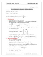 Lý thuyết cực trị hàm trùng phương